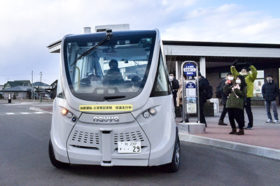 自動運転バスの冬季運行へ　上士幌町で実証実験