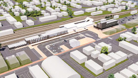 複合施設は24年着工　新得町駅前再整備概略設計概要